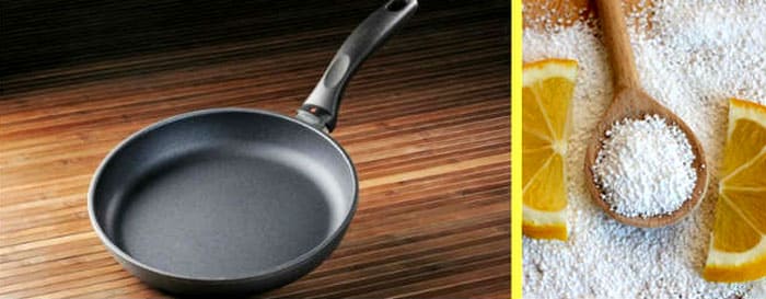 ต้องเจือจางผลึกกรดในน้ำหนึ่งลิตรและสารละลายต้มในภาชนะกว้างที่สามารถใส่กระทะได้