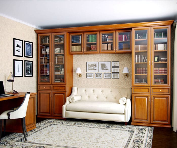 Bookcases and home libraries