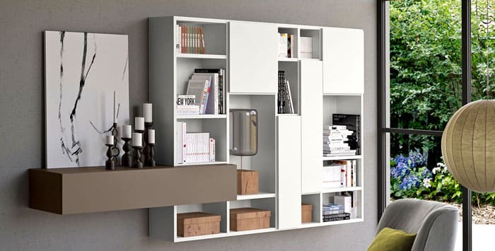 Minimalism, with its laconicism, the absence of unnecessary decor and bright colors, requires suitable shelves