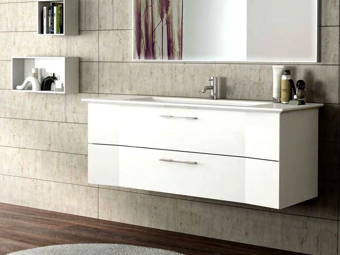 รุ่นแนวนอนมักพบช่องว่างใต้อ่างล้างจาน