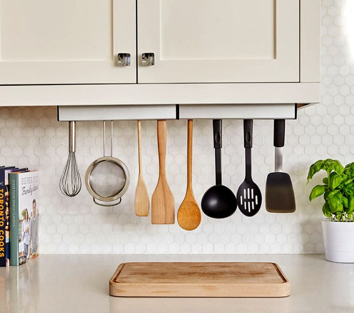 Convenient holders for all kinds of cooks, potato mills, attachments