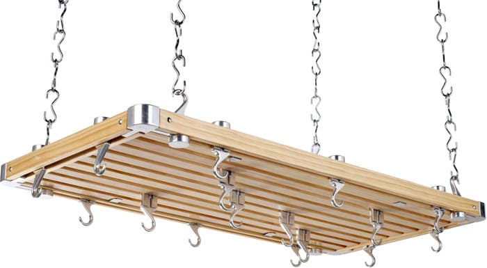 The hanging version is ideal for kitchens with an island, as well as for bar counters