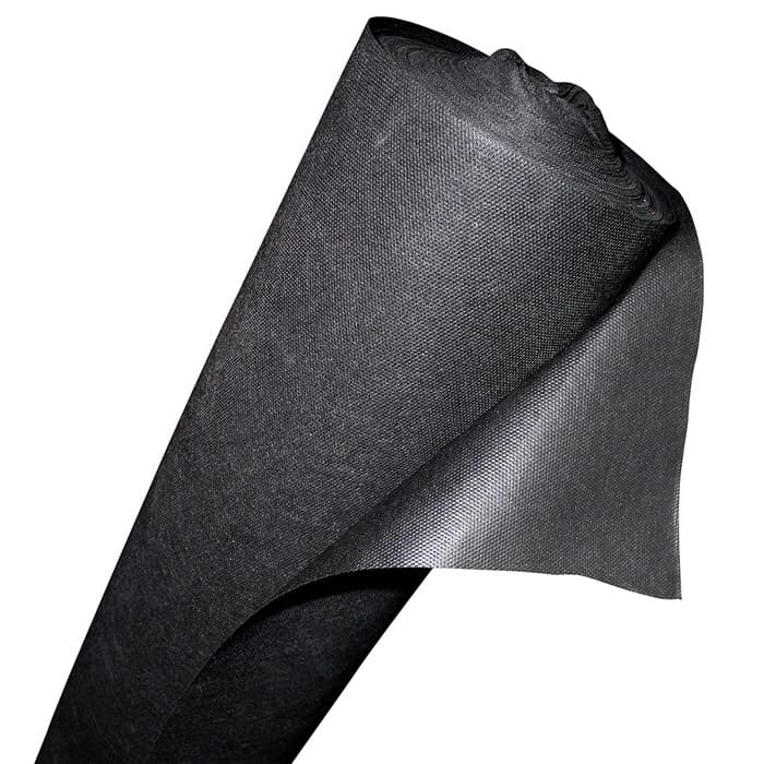 El agrotextil negro en la agricultura sirve como material de cobertura con una densidad de 50-60 g / m²