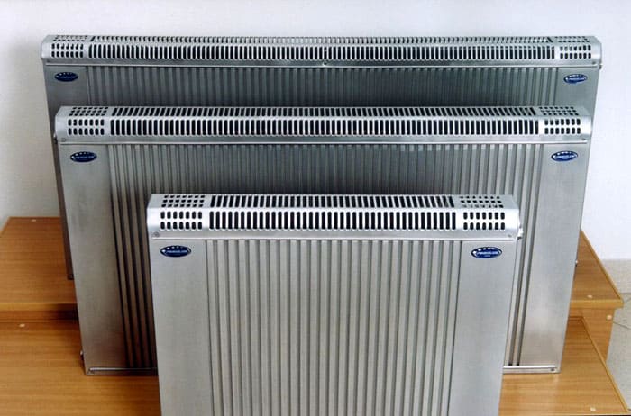 Radiator pemanasan aluminium anodized