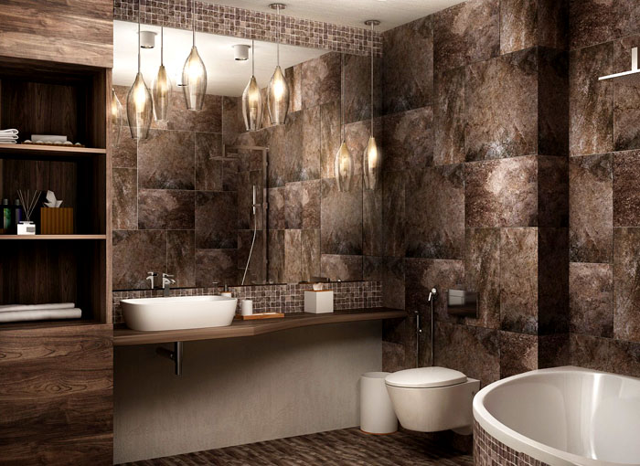 Die Badezimmerdekoration spielt eine größere Rolle als die Einrichtung. Es ist das Finish, das den Eindruck erweckt und seine eigenen Anforderungen an die Auswahl der Möbel stellt