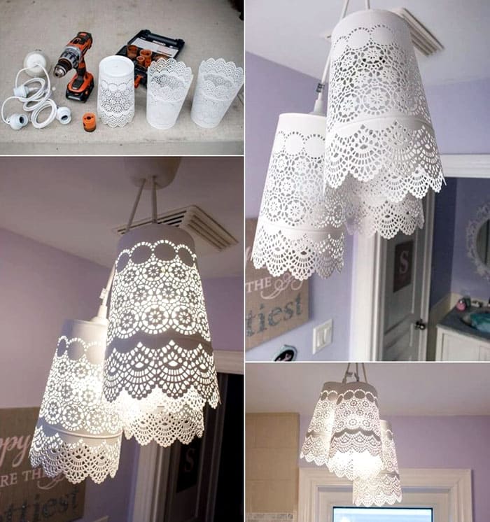 Οι χαρτοπετσέτες μετατρέπονται σε λάμπα