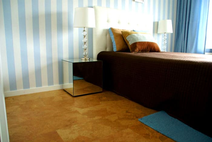 Cork flooring