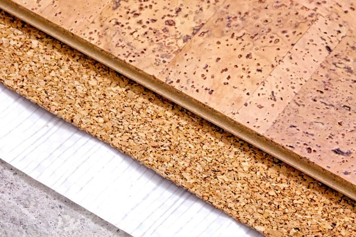 Cork floor looks aesthetically pleasing and environmentally friendly