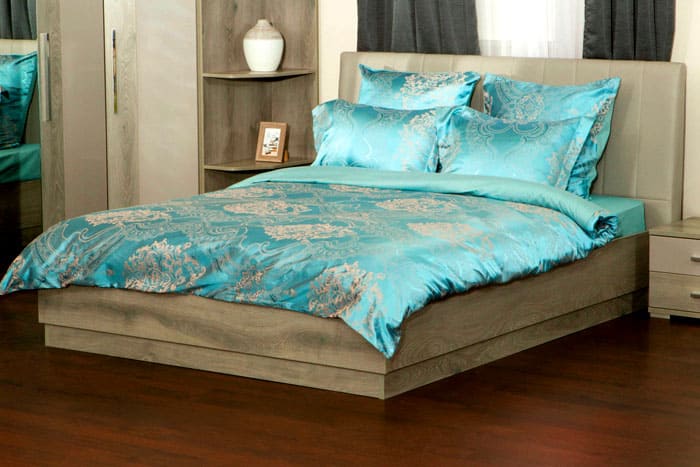 FOTOĞRAF: sovetskij.kit-home.ru Mavi nevresim takımları yaz sezonunda moda kabul edilir