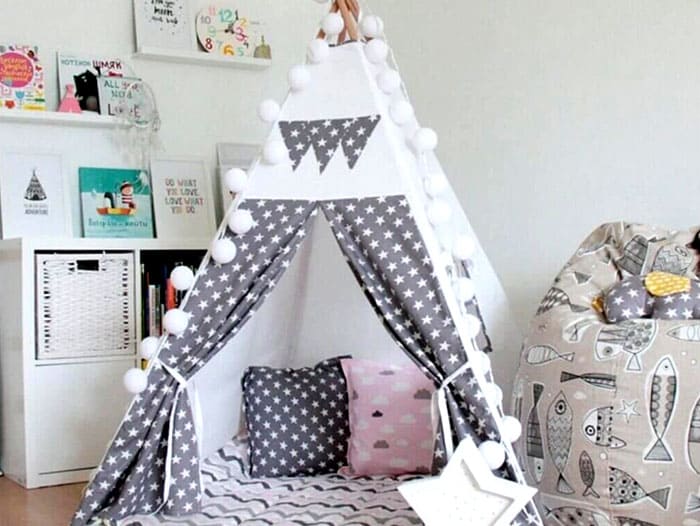 Projeto têxtil em larga escala para decoração de berçário, que será recebido com um estrondo