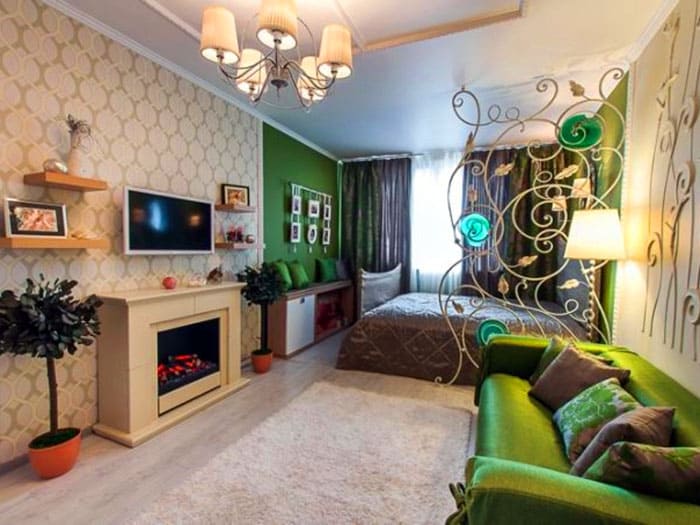 Shades and colors can overlap from different areas