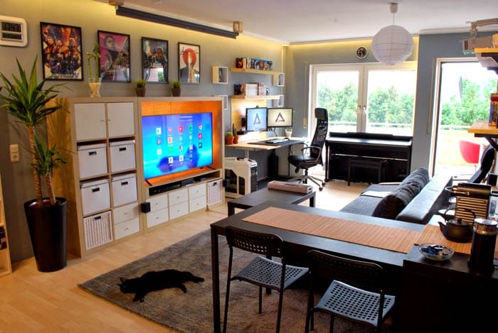 One person may not need a separate sleeping area, and a workplace may be necessary