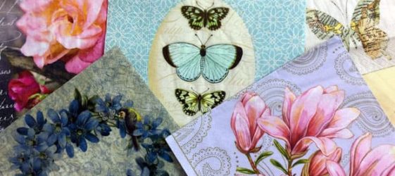 Servetten voor decoupage