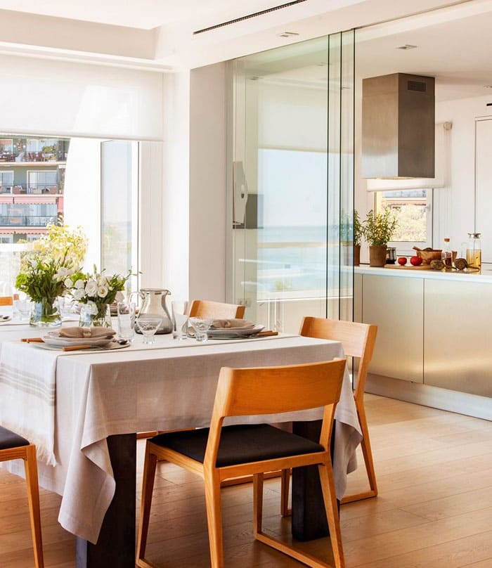 Ако е необходимо, можете да преместите опцията на отделението на една страна