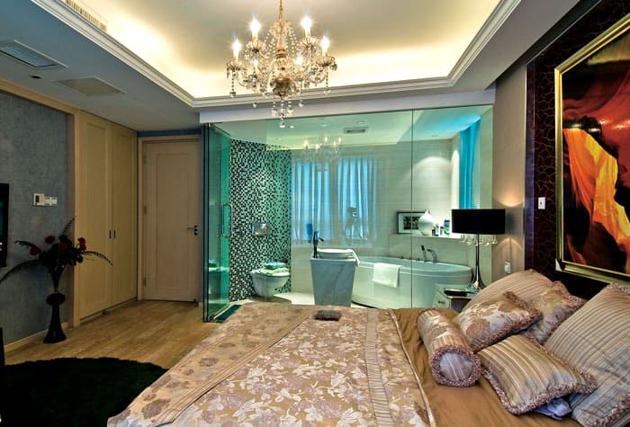 Цветовата опция в интериора е още по-интересна