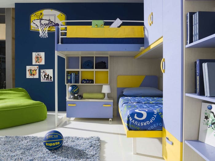 Παιδικό δωμάτιο για δύο αγόρια