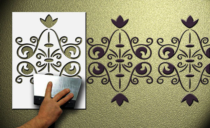 Pattern processing with a spatula for all surfaces