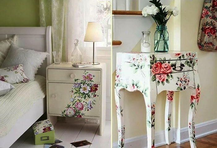 Furniture painting is considered one of the most expensive decor options.