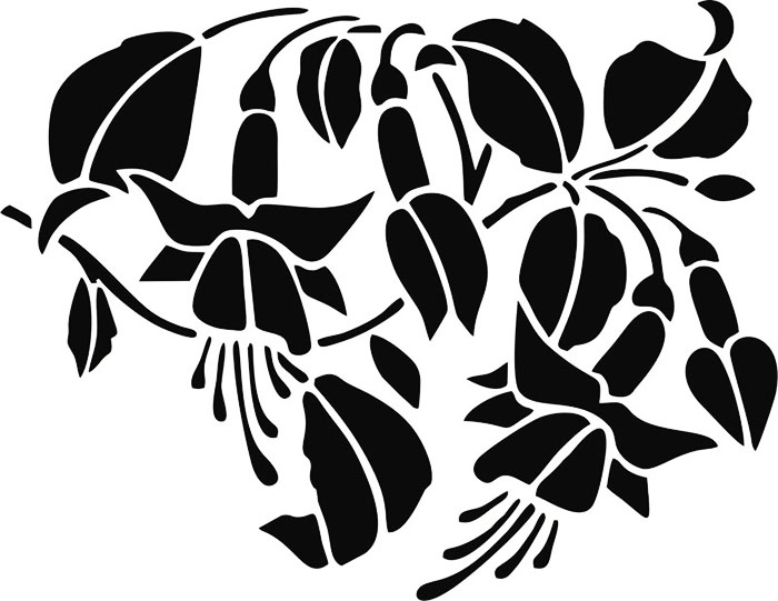 Lily decor will perfectly replace any floral wallpaper