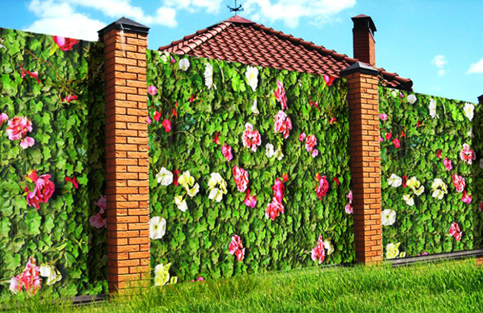 Hochwertiges Zaun Fotoraster verblasst nicht, dient für viele Jahre