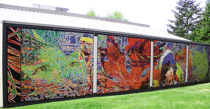 Modelle mit interessanten Abstraktionen eignen sich für die moderne Landschaftsgestaltung