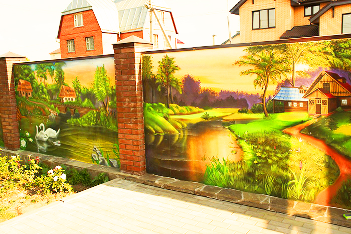 Die Fotogitter sehen mit einem Muster aus mehreren Modulen original aus und bilden eine ganzheitliche Komposition