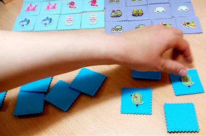 เกมความจำทำจากกระดาษกระดาษแข็งสักหลาดฝากระป๋อง