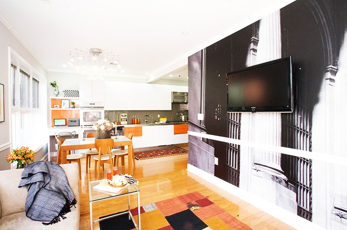 Тапет за залата в апартамента: каталози, снимки