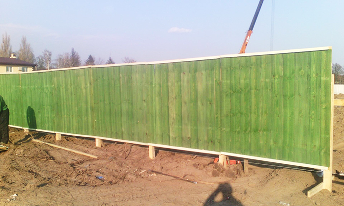 รั้วชั่วคราวยังสามารถรบกวน