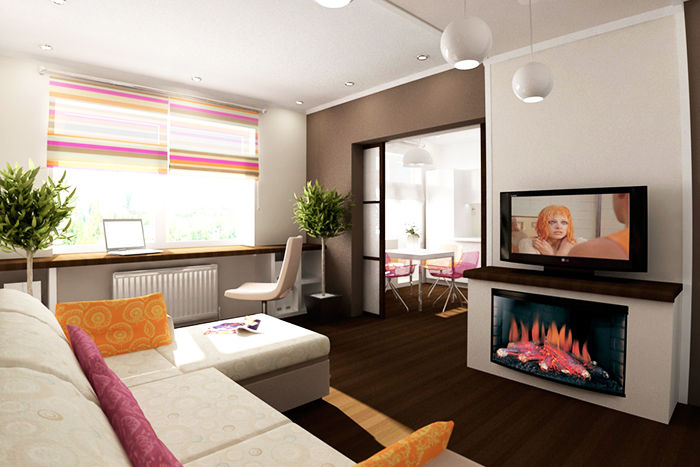 Entwurf eines Zweizimmer-Chruschtschows