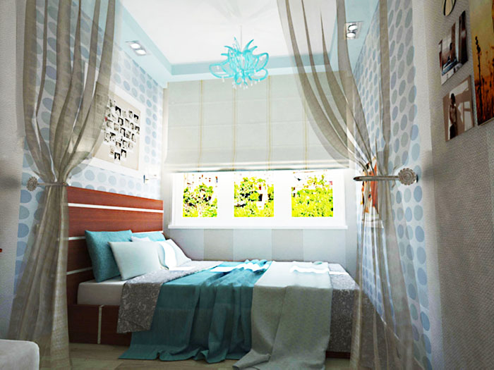 Wenn Sie das Bett an einer Wand platzieren, ist mehr Platz frei.