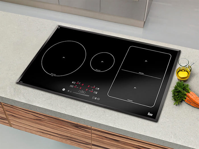 I bruciatori sui piani a induzione possono essere rettangolari e rotondi allo stesso tempo