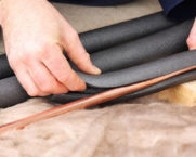 Isolierung für Rohre