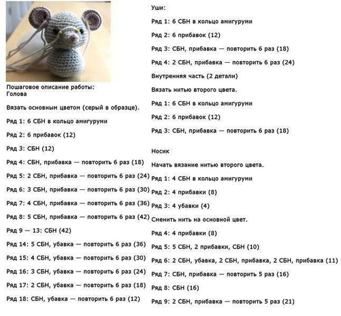 Малко животно може да се направи с различни куки. Всичко зависи от това колко от продукта ще има желания резултат
